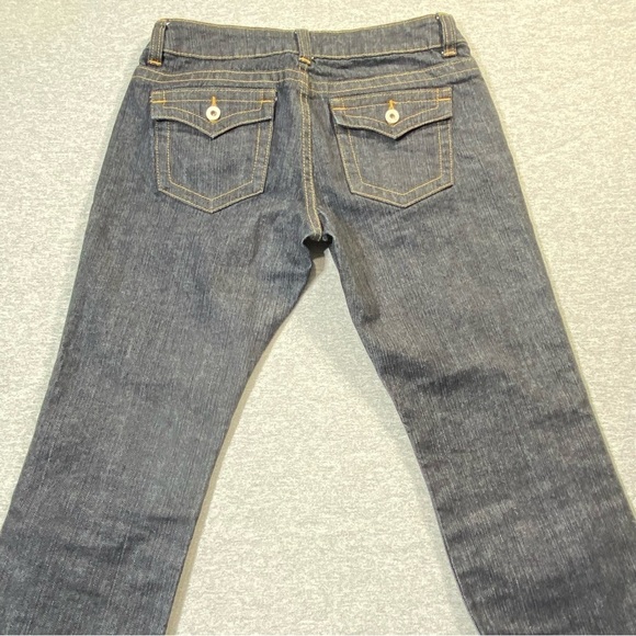 Guess Jeans Women's 29 Doheny Flap Pocket Low Rise Cropped Bootcut Casual Denim - Picture 7 of 15